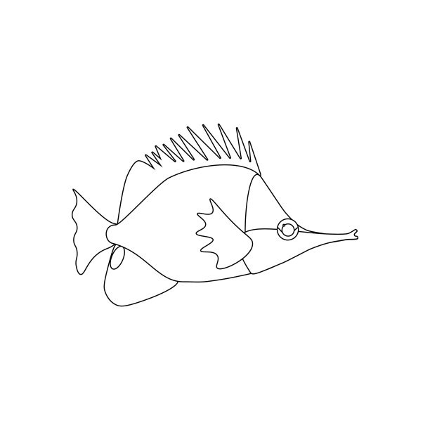 黄色Longnose蝴蝶图片下载