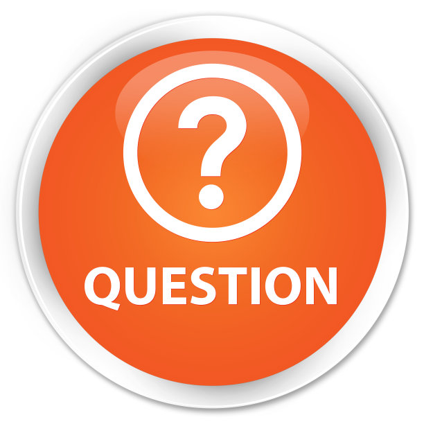 问题溢价橙色圆形按钮图片下载