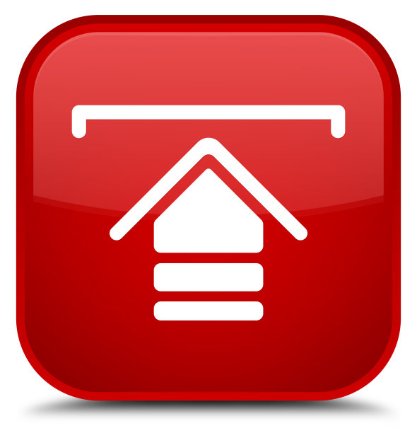 上传图标特殊红色方块按钮图片下载