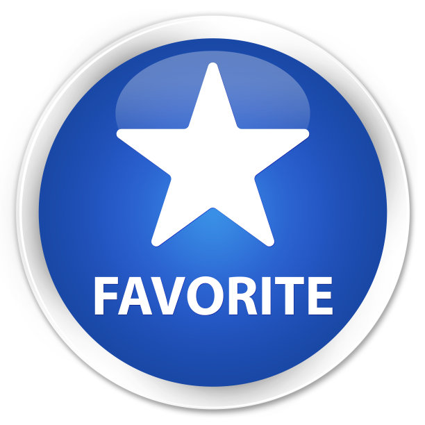 收藏(星形图标)premium蓝色圆形按钮图片下载