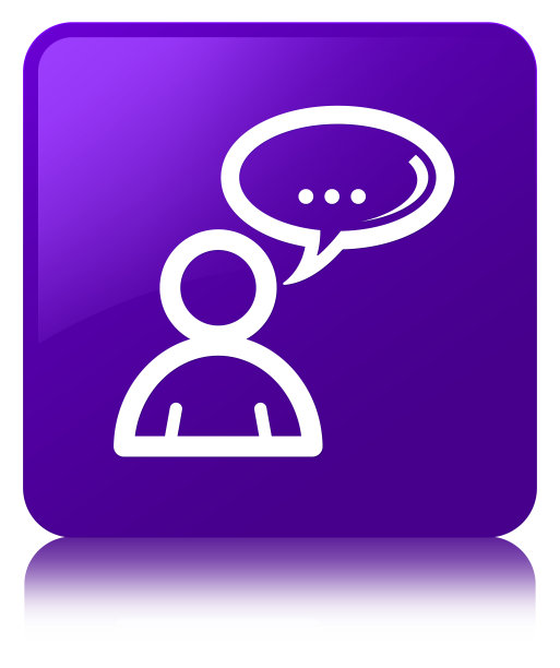 社交网络图标紫色方框按钮图片下载