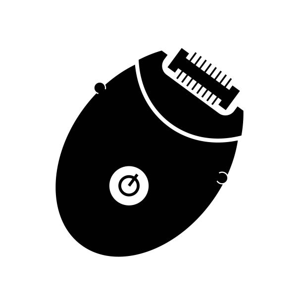 脱毛图标矢量图标。简单元素说明。脱毛者符号设计。可用于网络和手机。图片下载