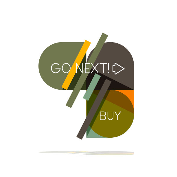 最小平面简洁抽象选项步骤信息图形设计元素，几何形状-圆形正方形，圆形和线条布局与样本文本图片下载