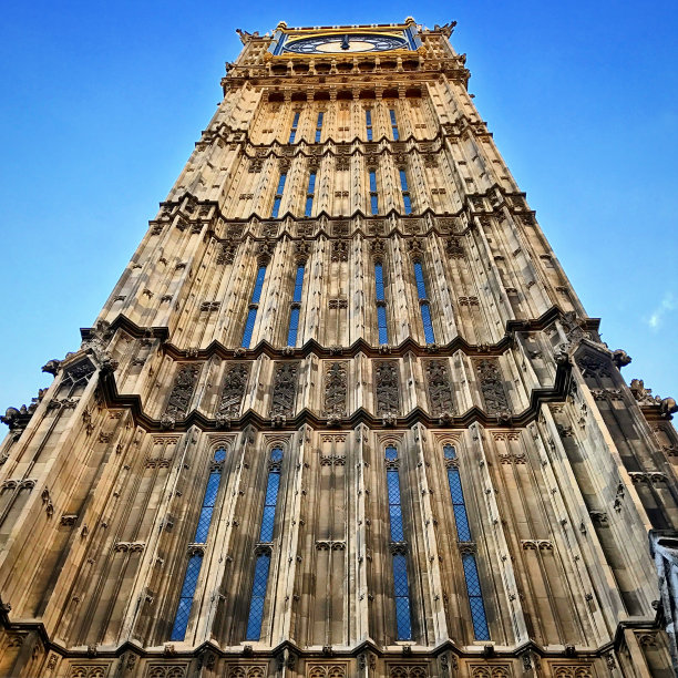 伦敦大本钟塔景观图片下载