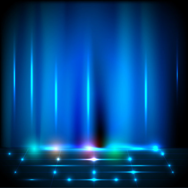 抽象的蓝色背景与蓝色网格插图。图片下载