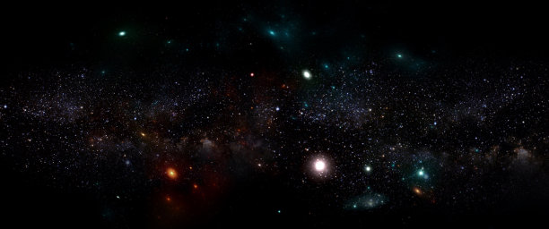 行星和星系，科幻小说的壁纸。图片下载