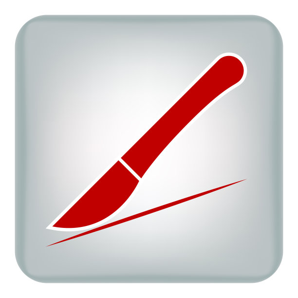 带医用手术刀的矢量图像图标图片下载