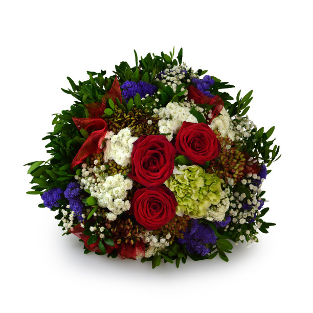 一束孤立在白色背景上的花图片下载