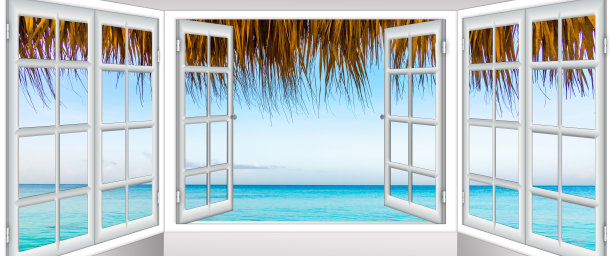 窗外的景色图片下载