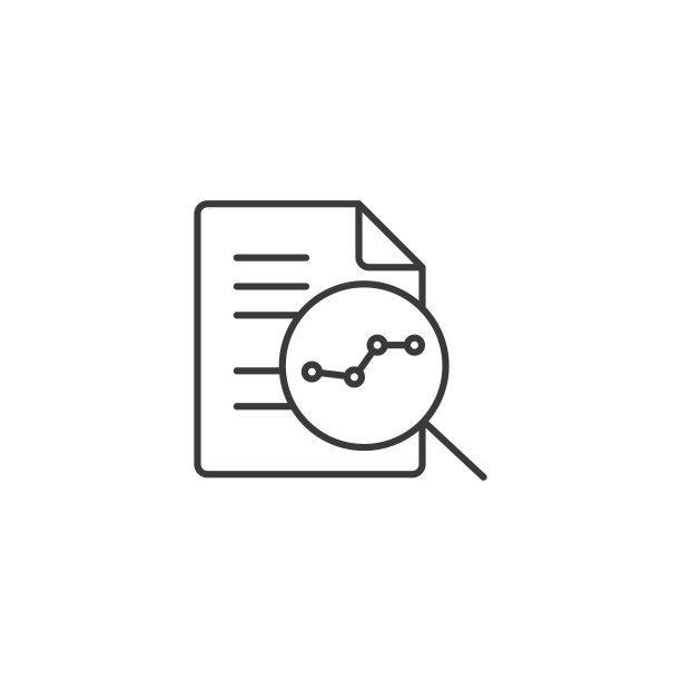 白色背景上的线条研究图标图片下载