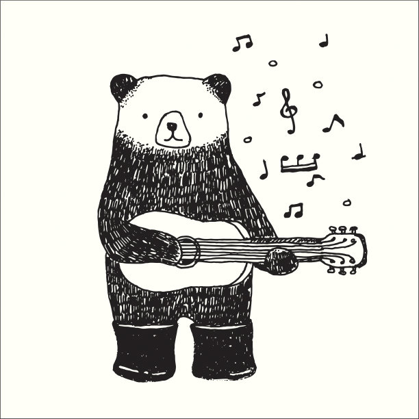 抽象涂鸦幻想平面艺术设计背景清晰图片下载