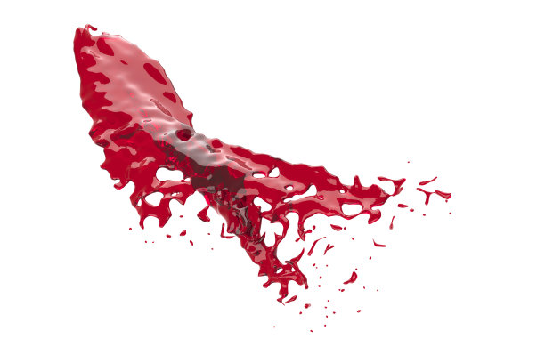 液体飞溅的3d渲染图片下载