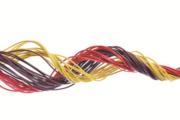 计算机电缆隔离白色图片下载