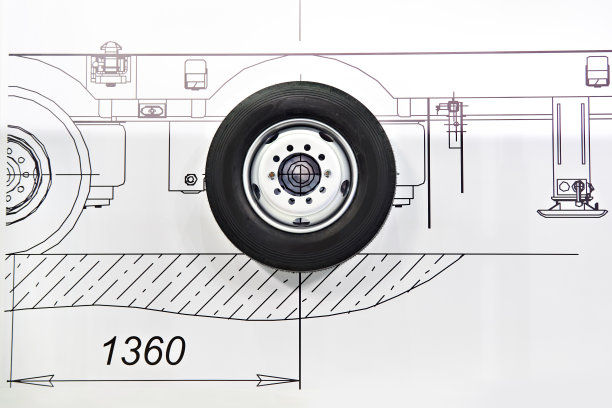 卡车背景上的轮子图片下载