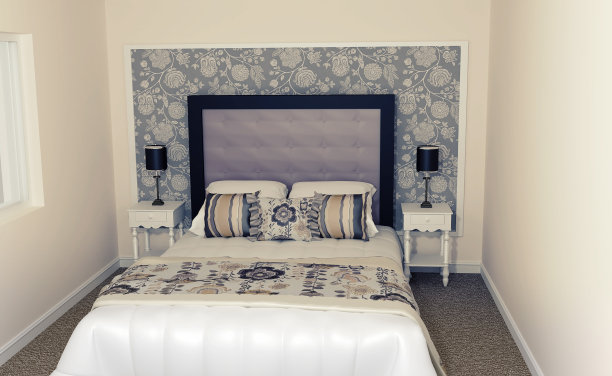 现代卧室室内设计场景图片下载