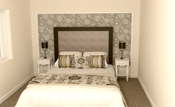 现代卧室室内设计场景图片下载