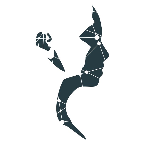 一个女性头部的剪影。图片下载