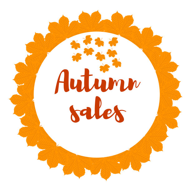 秋天的枫叶孤立在白色的背景上图片下载