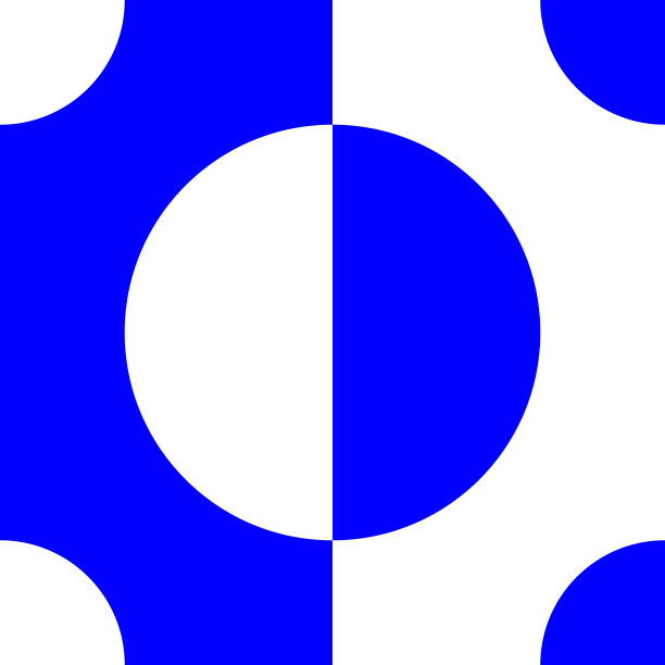 美丽的蓝色和白色的圆圈图案和背景，矢量插图图片下载