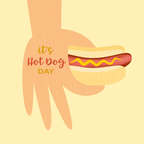 热狗的概念,图片下载