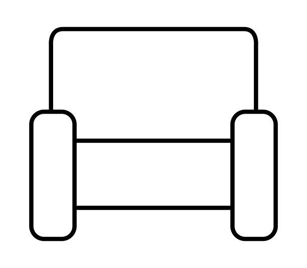 沙发上的图标图片下载