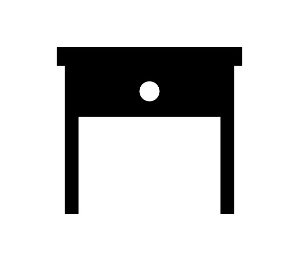 床头柜上的图标图片下载