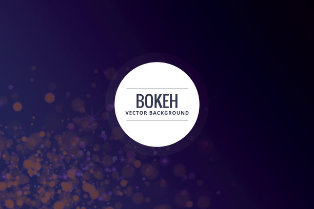 散景和模糊矢量抽象背景图片下载