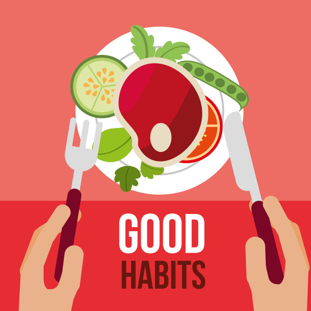 男孩和女孩健康良好的习惯素材图片