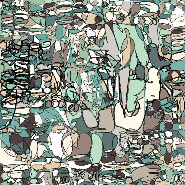 彩色块状涂鸦背景图片下载