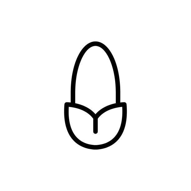 玉米图标矢量插画图片下载