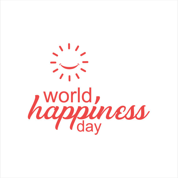 世界幸福日矢量模板设计图片下载