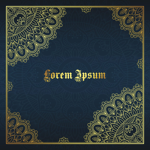 曼荼罗豪华框架图片下载