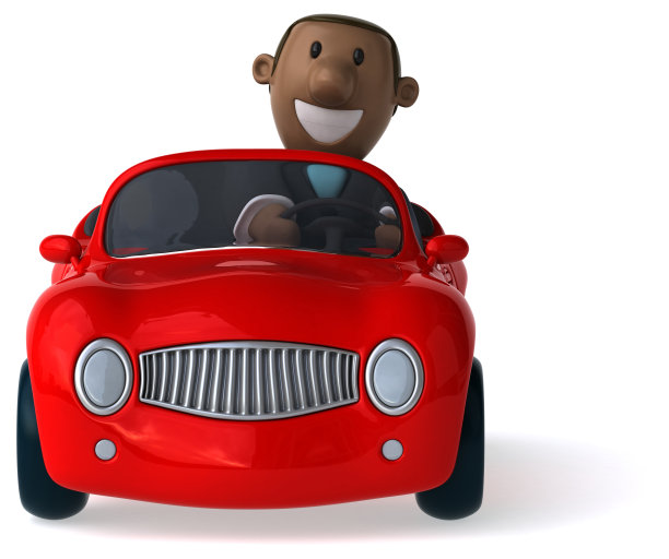 有趣的商人- 3D插图图片下载