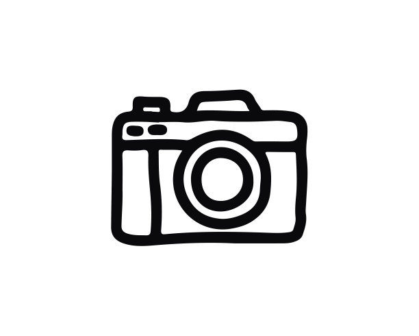 相机图标设计插图，手绘风格设计图片下载