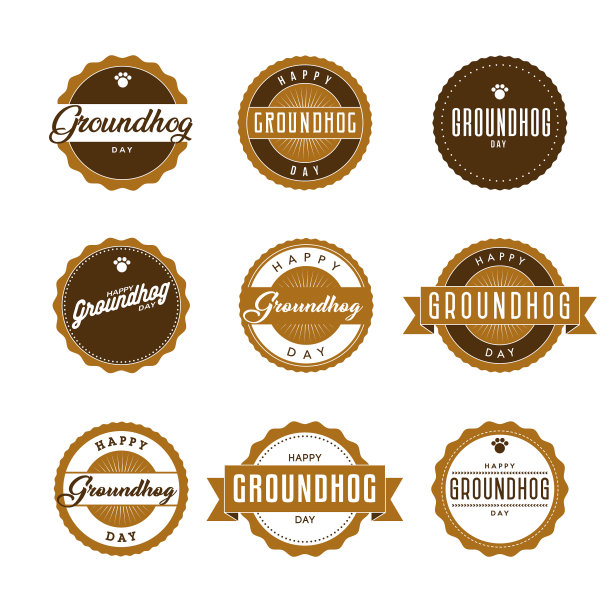 土拨鼠日图标设置图片下载