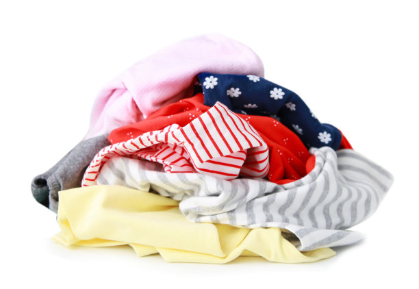 什锦臀部的棉质衣服隔离。图片下载