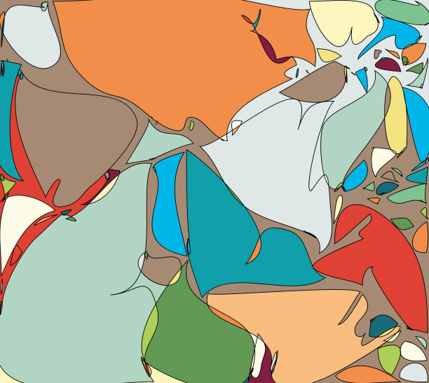 丰富多彩的数字艺术背景图片下载