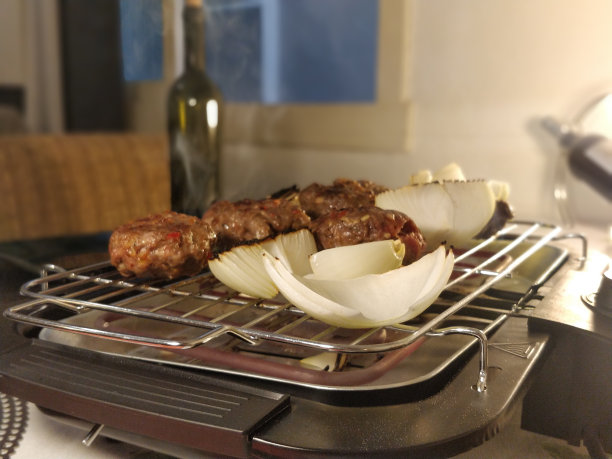 烤汉堡图片下载