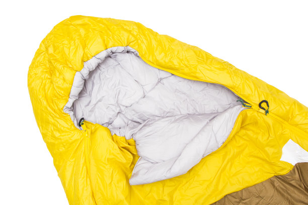 睡袋孤立在白色上图片下载