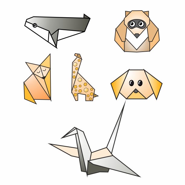 原始的，不寻常的和美丽的绘画动物图片下载