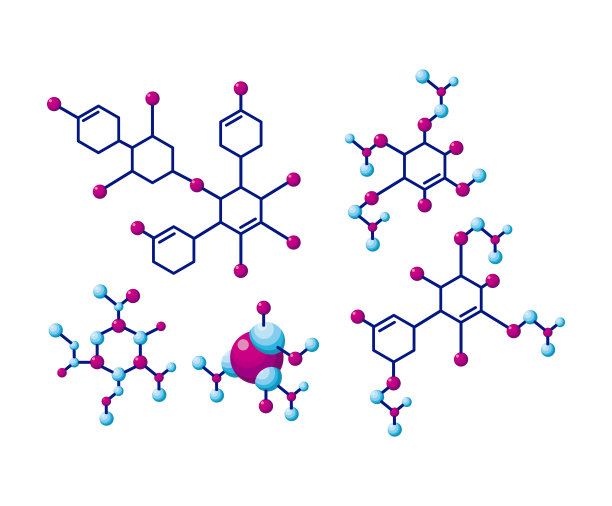 分子结构化学集合图标图片下载