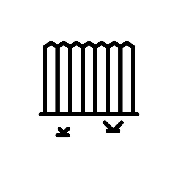 篱笆图标矢量图图片下载
