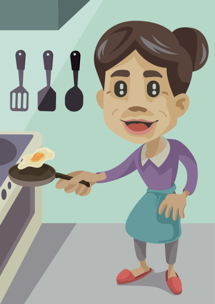 萝拉的烹饪图片下载