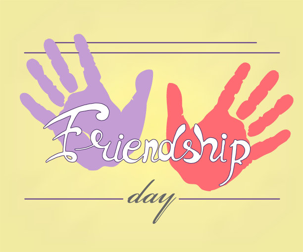 友谊的掌纹图片下载