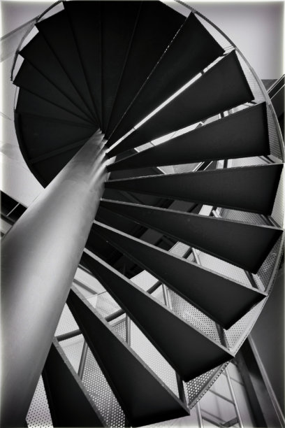 黑白楼梯图片下载