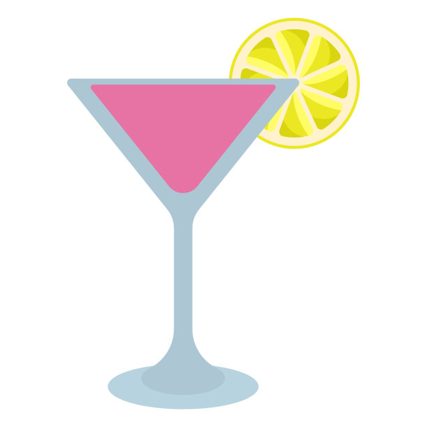 粉红色的马提尼鸡尾酒图片下载