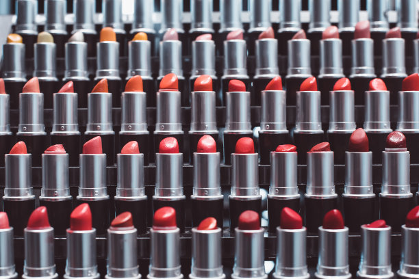 口红调色板。颜色。图片下载