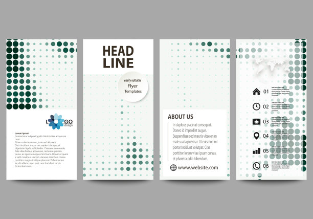 传单，现代横幅。业务模板。封面设计模板，矢量布局。半色调虚线背景，复古风格，陈旧的图案，复古的纹理。半色调效果，白色上的黑点图片下载