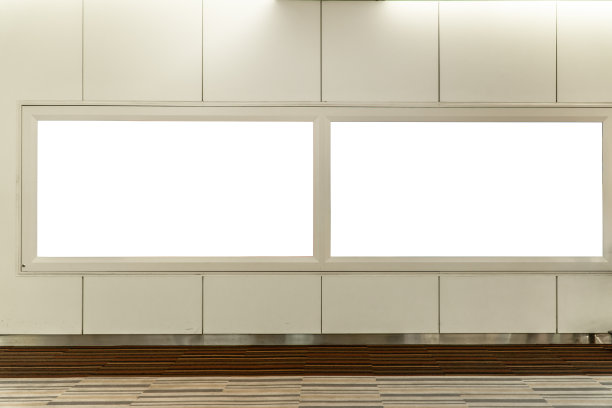 机场上的大横竖海报图片下载