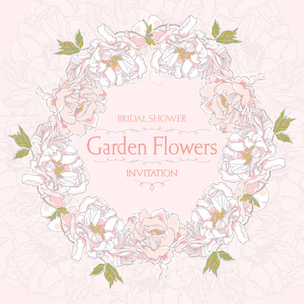 花园的花。牡丹。新娘送礼会。图片下载